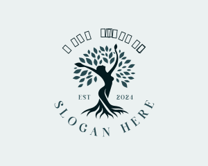 Beauty - Environmental Woman Tree logo design