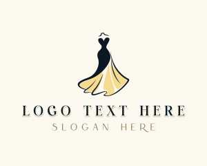 Boutique - Dressmaker Gown Couture logo design