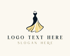 Stylist - Dressmaker Gown Couture logo design