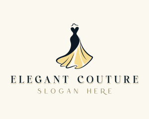 Couture - Dressmaker Gown Couture logo design