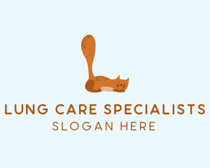 Playful Cat Letter L logo design