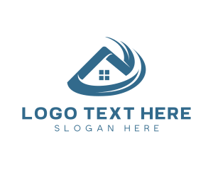 Swoosh - Property House Builder logo design