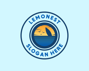 Surf - Sea Surfing Summer logo design
