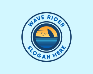 Surf - Sea Surfing Summer logo design