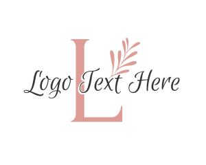 Hairstylist - Wellness Leaf Spa logo design