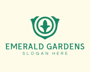 Natural Plant Sprout logo design