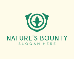 Natural Plant Sprout logo design