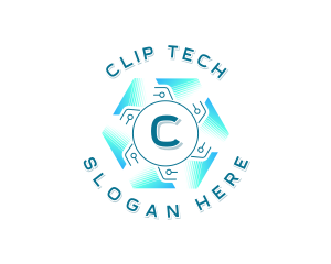 Digital Tech Cyberspace logo design