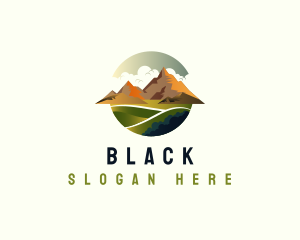 Travel - Mountain Trekking Adventure logo design