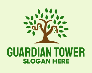 Tree House Tower logo design