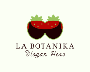 Strawberry Bra Lingerie Logo