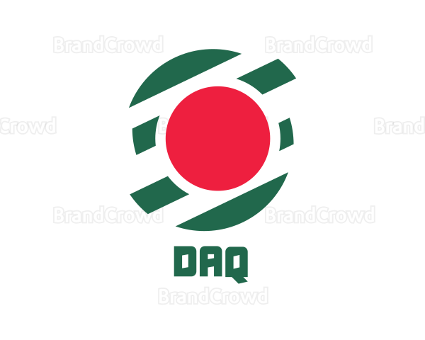 Modern Bangladesh Flag Logo