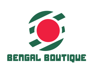 Modern Bangladesh Flag logo design