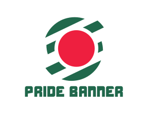 Modern Bangladesh Flag logo design