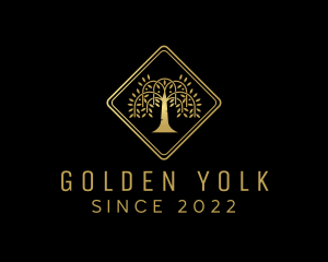 Golden Tree Forest logo design