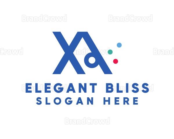 Modern Letter XA Monogram Logo