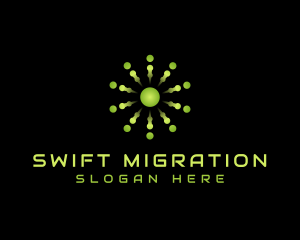 Migration - Artificial Intelligence Software logo design