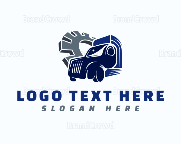 Automotive Truck Gear Logo