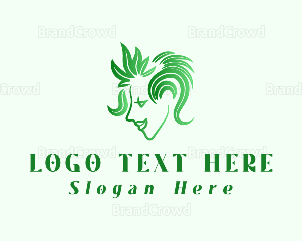 Cannabis Lady Weed Logo