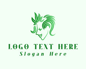 Horticulture - Cannabis Lady Weed logo design