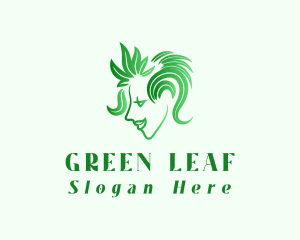 Cannabis Lady Weed logo design