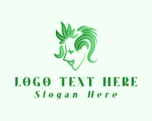 Cbd - Cannabis Lady Weed logo design