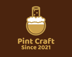 Pint - Draft Beer Laboratory logo design