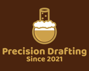 Draft Beer Laboratory  logo design