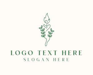 Interior Designer - Eco Candle Wellness Spa logo design