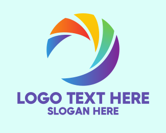 Colorful Airline Company  Logo