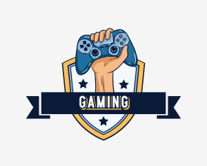 Gaming Controller Shield Logo