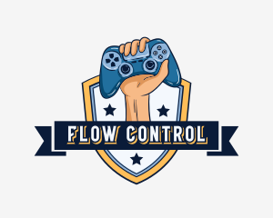 Gaming Controller Shield logo design