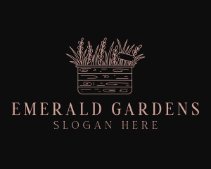 Backyard Garden Grass logo design