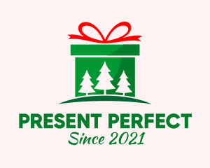 Gift - Christmas Gift Present logo design