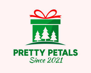 Christmas Gift Present logo design