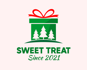 Christmas Gift Present logo design