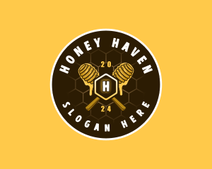 Organic Honey Syrup logo design