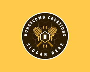 Organic Honey Syrup logo design