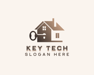 Real Estate Key logo design