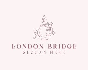 Ribbon Scented Candle Logo