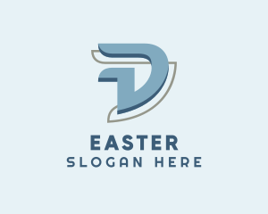 Modern Letter D Business Logo