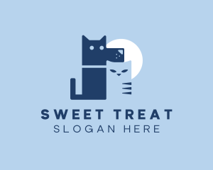 Pet Dog Cat Veterinary logo design