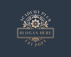 Floral Wedding Event Logo