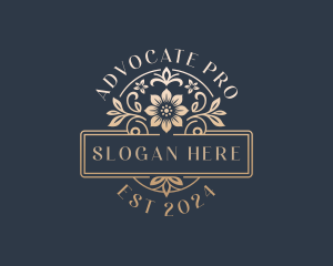 Floral Wedding Event Logo