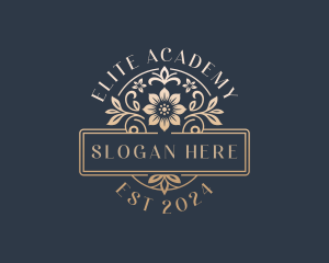 Floral Wedding Event Logo