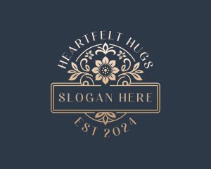 Floral Wedding Event Logo