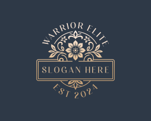 Floral Wedding Event Logo