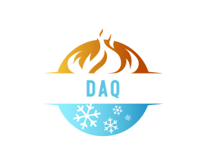 Fire - Burning Fire Snowflake Temperature logo design