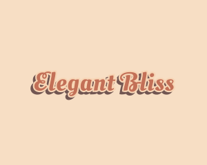 Retro Business Cursive Logo