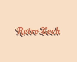 Retro Business Cursive logo design